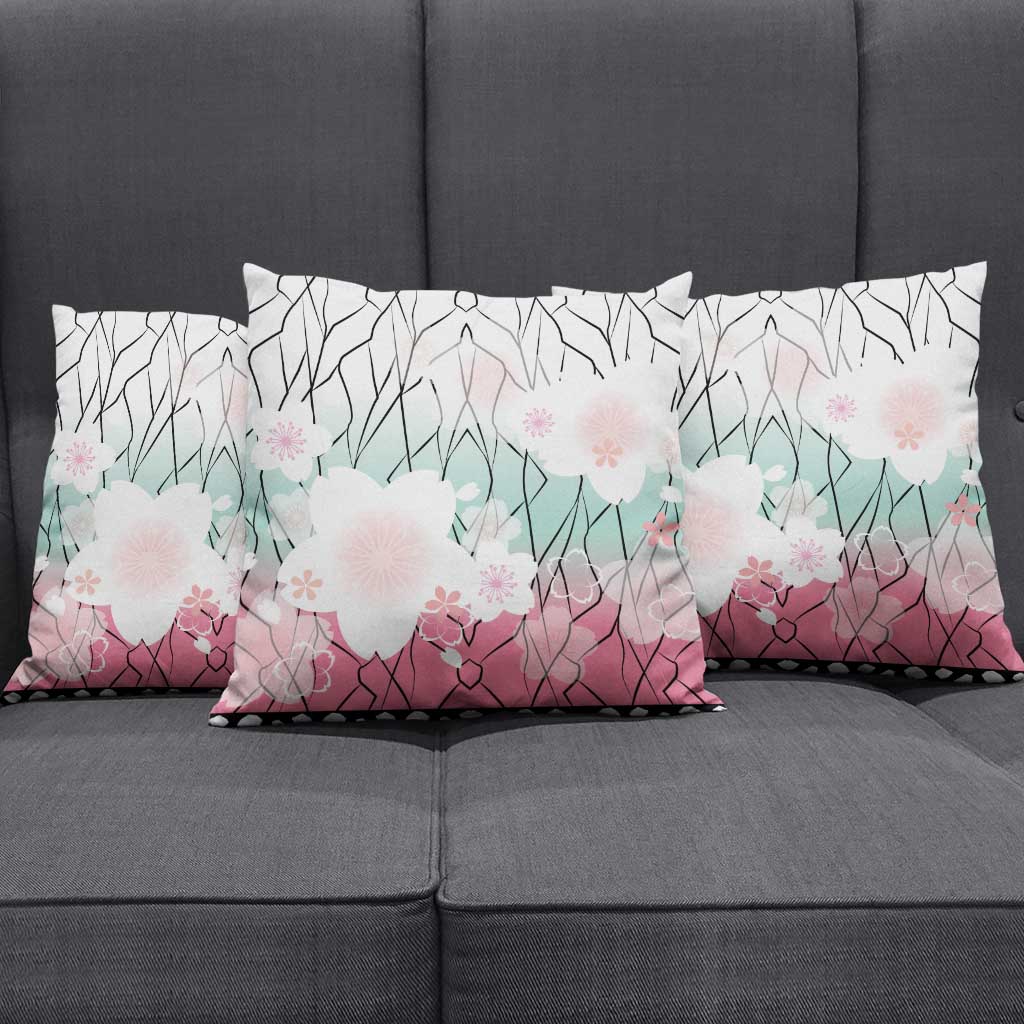 Japanese Kocho Pattern Pillow Cover Insect Pillar Butterfly Flower Fairy - Polynesian Pride