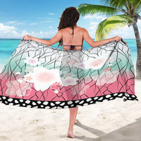 Japanese Kocho Pattern Sarong Insect Pillar Butterfly Flower Fairy - Polynesian Pride