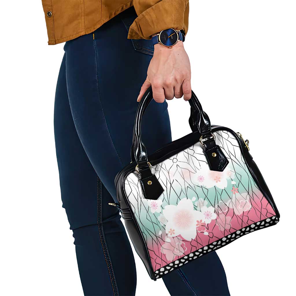 Japanese Kocho Pattern Shoulder Handbag Insect Pillar Butterfly Flower Fairy - Polynesian Pride