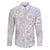 Personalised Samoa Lotu Tamait Family Matching Mermaid Dress and Hawaiian Shirt Tropical Plant White Sunday With Polynesia Pattern LT9 Dad's Shirt - Long Sleeve White - Polynesian Pride