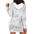 Personalised Samoa Lotu Tamait Hoodie Dress Tropical Plant White Sunday With Polynesia Pattern LT9 - Polynesian Pride