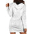 Tonga White Sunday Hoodie Dress Polynesian Plumeria Tribal Simple LT9 - Polynesian Pride