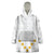 Tonga White Sunday Wearable Blanket Hoodie Polynesian Plumeria Tribal Simple LT9 One Size White - Polynesian Pride