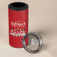 Custom Tonga Rugby Mate Ma'a 4 in 1 Can Cooler Tumbler Tonga XIII Make History Pacific Champions