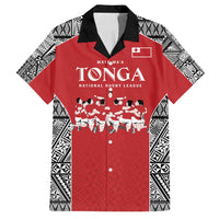 Custom Tonga Rugby Mate Ma'a Family Matching Long Sleeve Bodycon Dress and Hawaiian Shirt Tonga XIII Make History Pacific Champions LT9 Dad's Shirt - Short Sleeve Red - Polynesian Pride