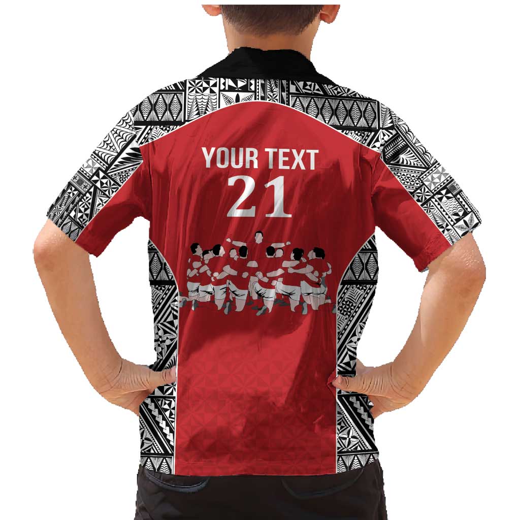 Custom Tonga Rugby Mate Ma'a Family Matching Mermaid Dress and Hawaiian Shirt Tonga XIII Make History Pacific Champions LT9 - Polynesian Pride