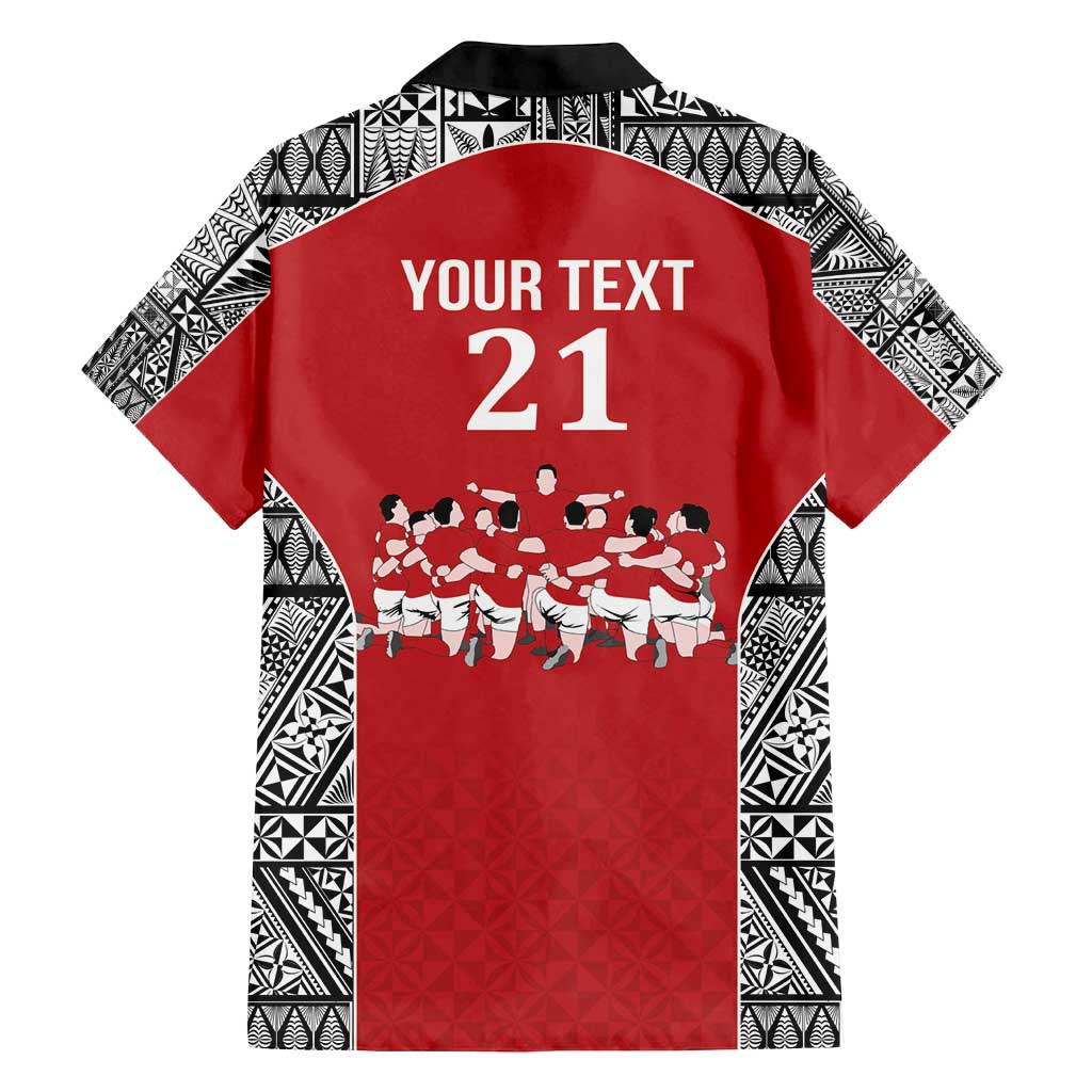 Custom Tonga Rugby Mate Ma'a Family Matching Puletasi and Hawaiian Shirt Tonga XIII Make History Pacific Champions