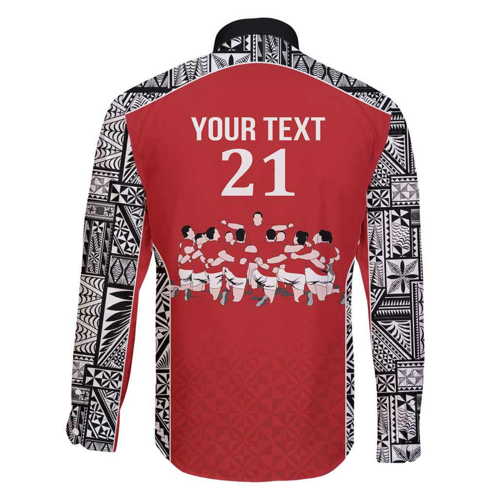 Custom Tonga Rugby Mate Ma'a Family Matching Short Sleeve Bodycon Dress and Hawaiian Shirt Tonga XIII Make History Pacific Champions LT9 - Polynesian Pride