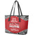 Custom Tonga Rugby Mate Ma'a Leather Tote Bag Tonga XIII Make History Pacific Champions