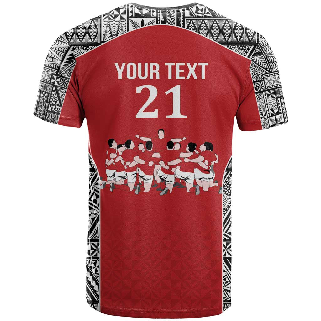 Custom Tonga Rugby Mate Ma'a T Shirt Tonga XIII Make History Pacific Champions