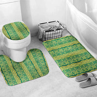 Hawaii Lei with Tribal Quilt Motif Bathroom Set - Polynesian Pride