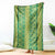 Hawaii Lei with Tribal Quilt Motif Blanket