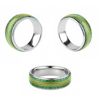 Hawaii Lei with Tribal Quilt Motif Classic Ring - Polynesian Pride