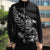 New Zealand Rugby Warrior Custom Sleeveless Puffer Jacket Black Fern Taniko Motif - Polynesian Pride