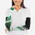 Green Silver Fern Spirit Taniko Tukutuku Personalised Arm Sleeves - Polynesian Pride