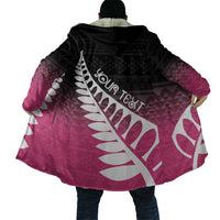 Pink Silver Fern Spirit Taniko Tukutuku Personalised Cloak - Polynesian Pride