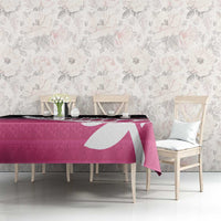 Pink Silver Fern Spirit Taniko Tukutuku Personalised Tablecloth