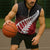 Red Silver Fern Spirit Taniko Tukutuku Personalised Sleeveless Zip Hoodie - Polynesian Pride