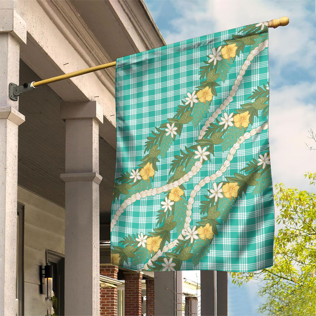 Aloha Puakenikeni Anthurium Pikake Lei Garden Flag Marine Hawaiian Palaka Pattern