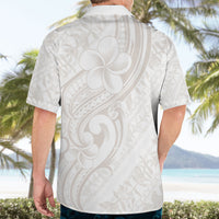Hawaii Plumeria Lokelani Pikake Lei Hawaiian Shirt Sandy Beige Polynesian Tattoo