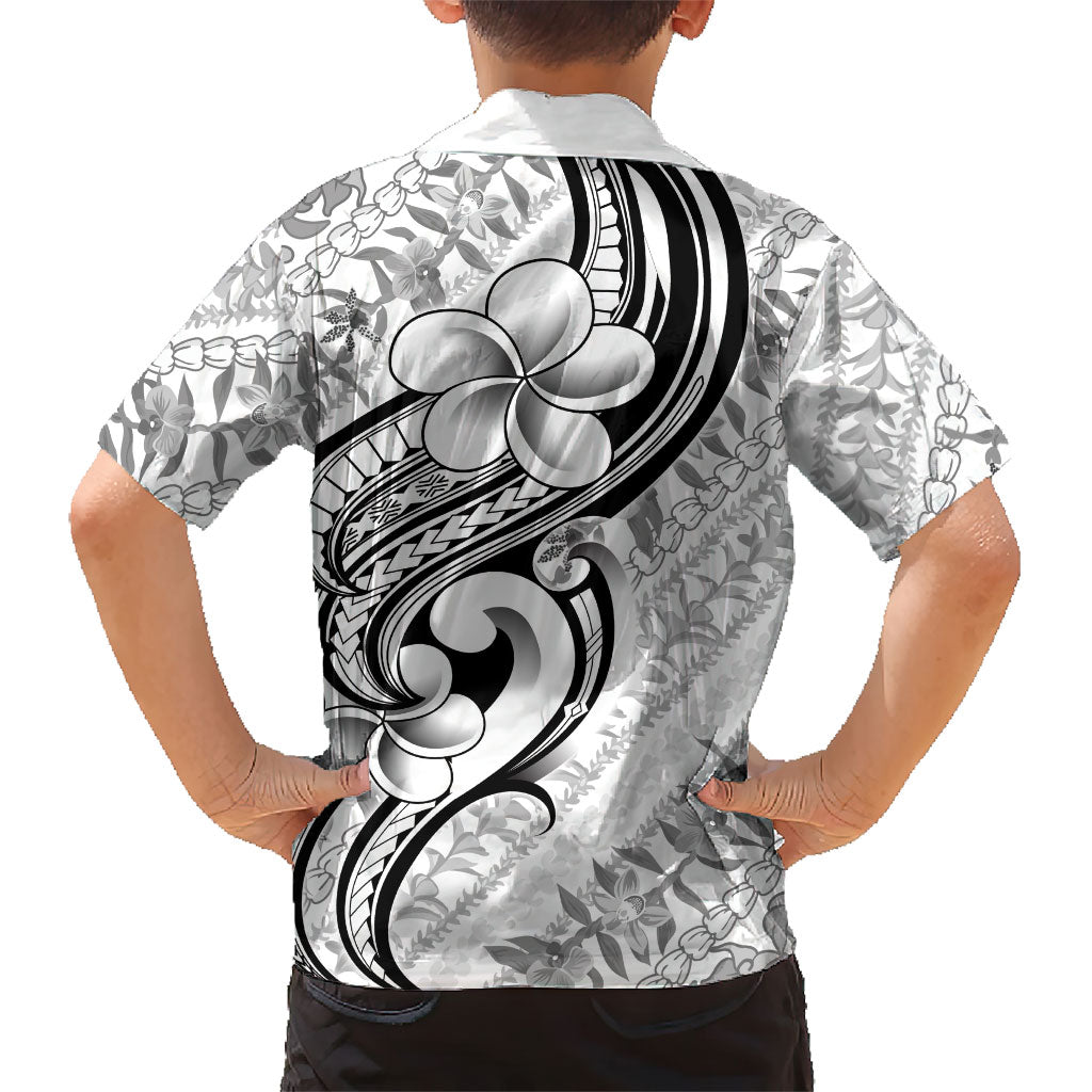 Hawaii Plumeria Lokelani Pikake Lei Hawaiian Shirt Ele'ele Polynesian Tattoo