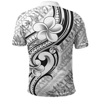 Hawaii Plumeria Lokelani Pikake Lei Polo Shirt Ele'ele Polynesian Tattoo LT9 - Polynesian Pride