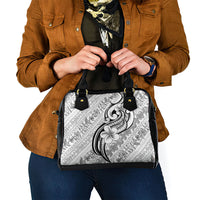 Hawaii Plumeria Lokelani Pikake Lei Shoulder Handbag Ele'ele Polynesian Tattoo