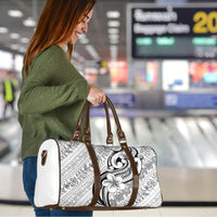 Hawaii Plumeria Lokelani Pikake Lei Travel Bag Ele'ele Polynesian Tattoo