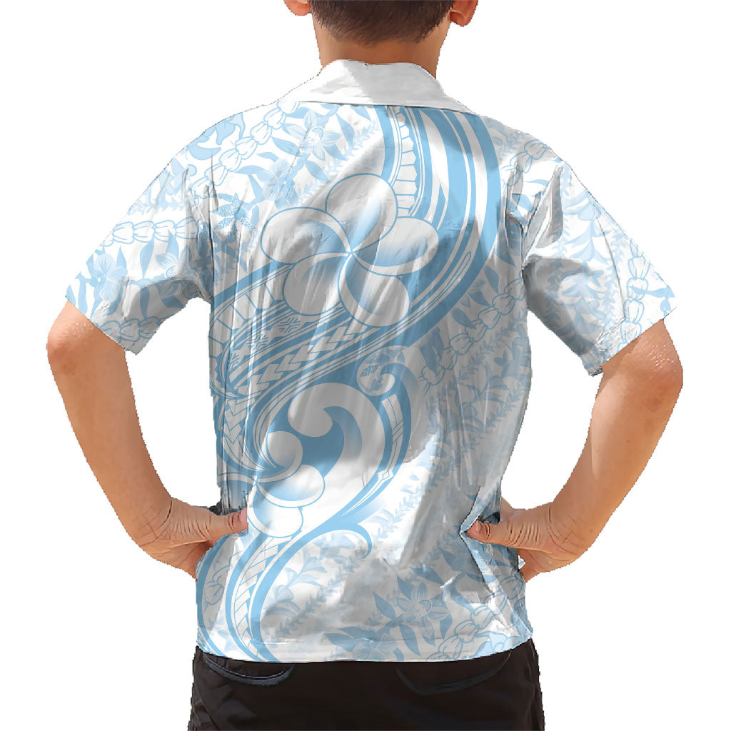 Hawaii Plumeria Lokelani Pikake Lei Family Matching Mermaid Dress and Hawaiian Shirt Uliuli Polynesian Tattoo LT9 - Polynesian Pride