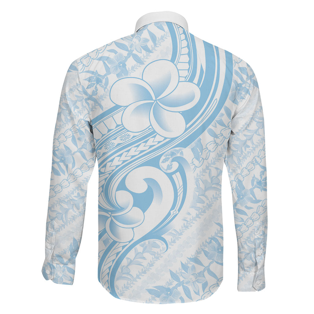 Hawaii Plumeria Lokelani Pikake Lei Family Matching Off Shoulder Short Dress and Hawaiian Shirt Uliuli Polynesian Tattoo LT9 - Polynesian Pride