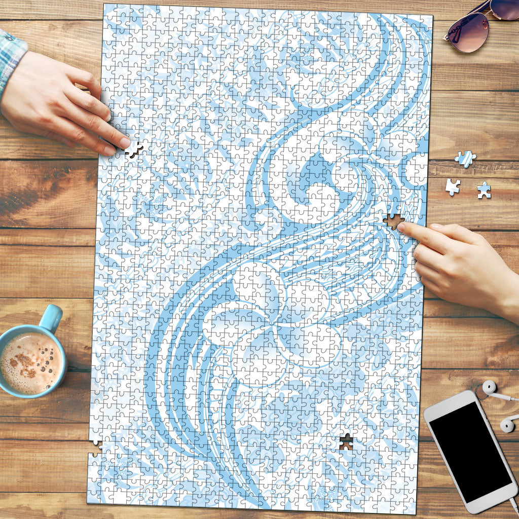 Hawaii Plumeria Lokelani Pikake Lei Puzzle Uliuli Polynesian Tattoo