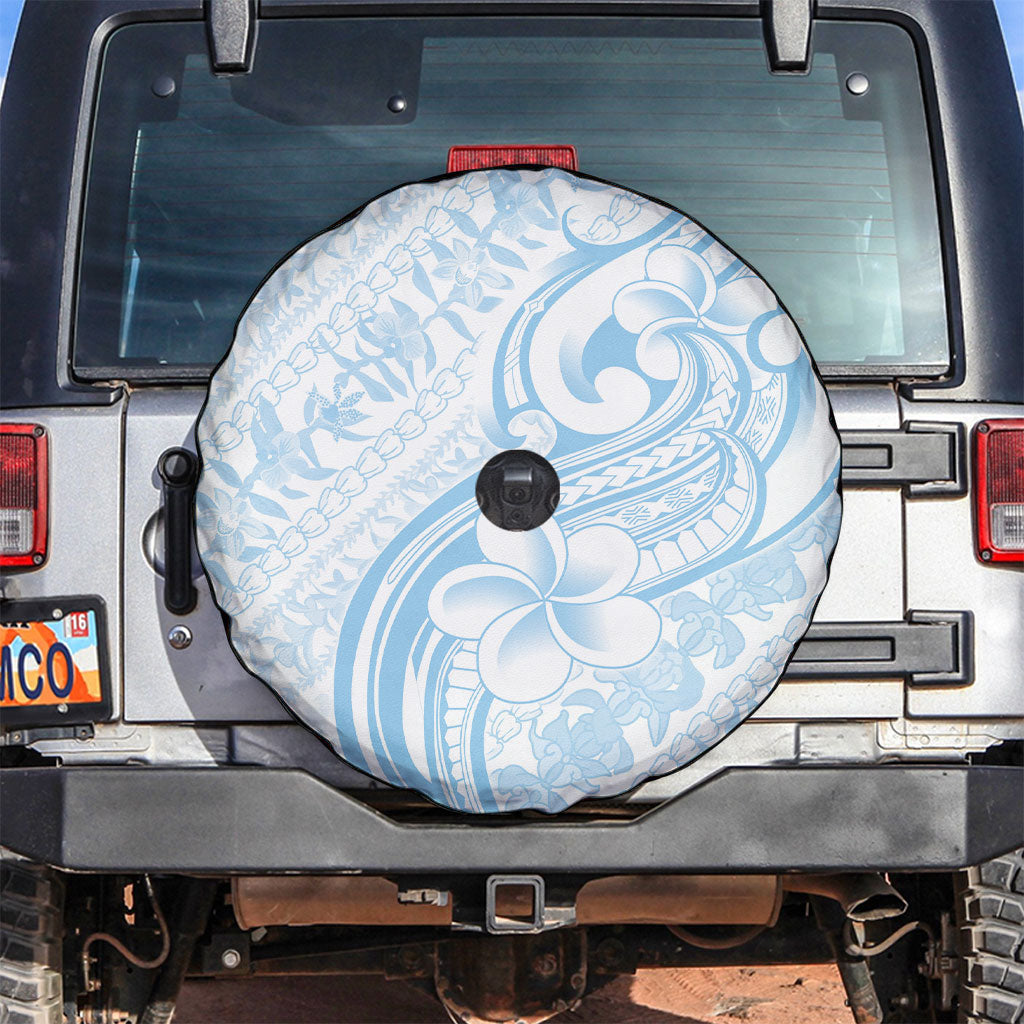 Hawaii Plumeria Lokelani Pikake Lei Spare Tire Cover Uliuli Polynesian Tattoo