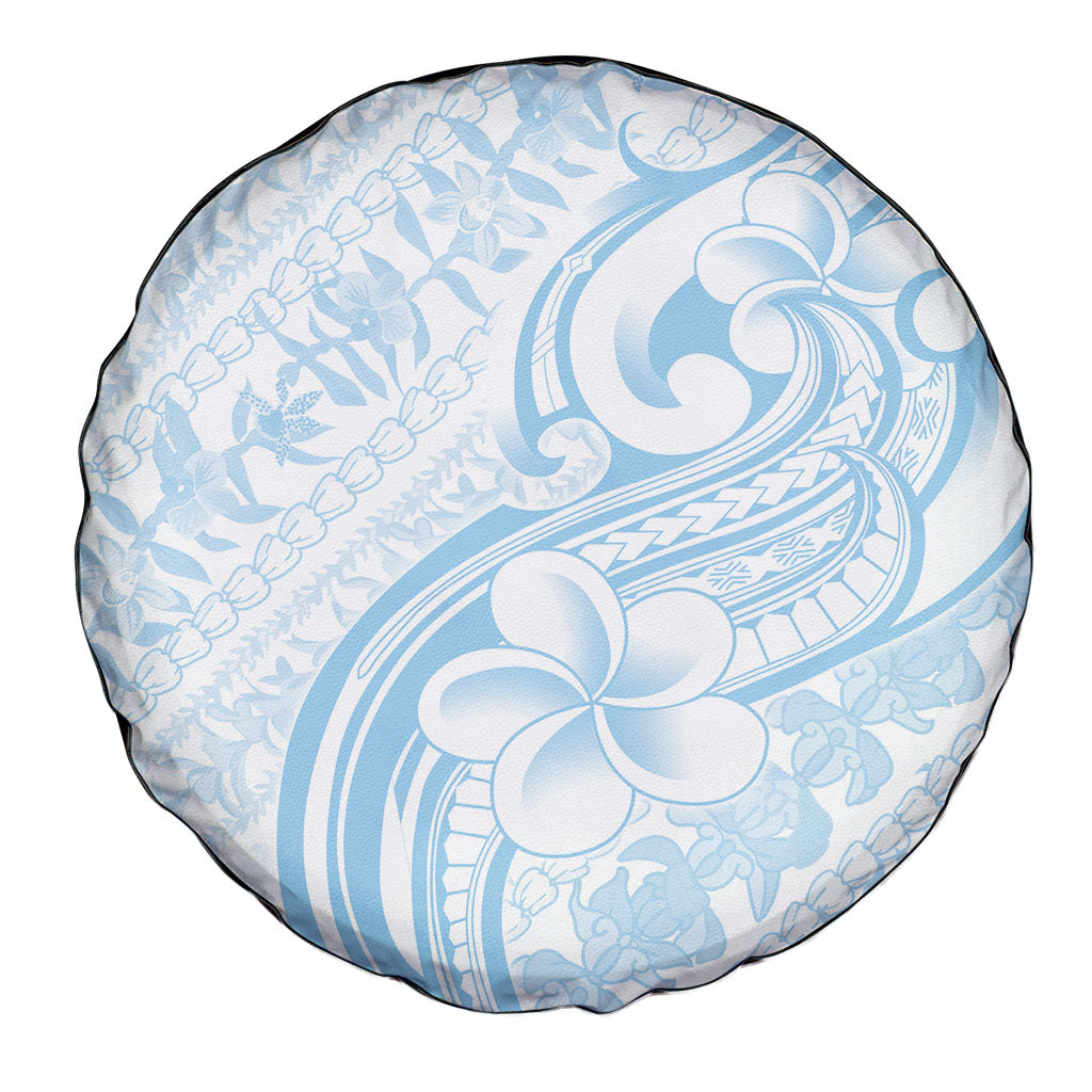 Hawaii Plumeria Lokelani Pikake Lei Spare Tire Cover Uliuli Polynesian Tattoo