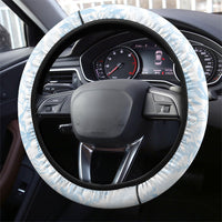 Hawaii Plumeria Lokelani Pikake Lei Steering Wheel Cover Uliuli Polynesian Tattoo