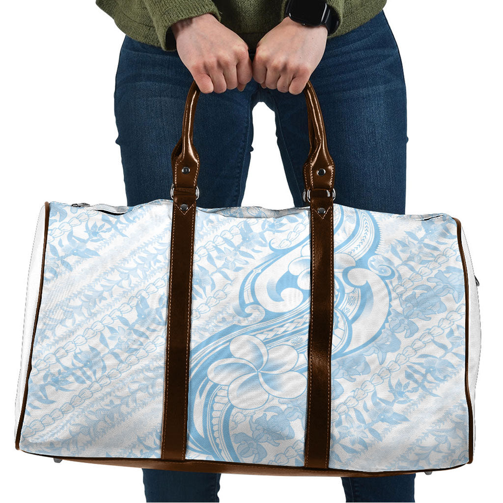Hawaii Plumeria Lokelani Pikake Lei Travel Bag Uliuli Polynesian Tattoo