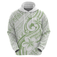 Hawaii Plumeria Lokelani Pikake Lei Hoodie Oma'oma'o Polynesian Tattoo
