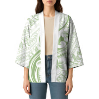 Hawaii Plumeria Lokelani Pikake Lei Kimono Oma'oma'o Polynesian Tattoo
