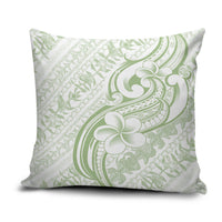 Hawaii Plumeria Lokelani Pikake Lei Pillow Cover Oma'oma'o Polynesian Tattoo