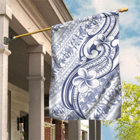 Hawaii Plumeria Lokelani Pikake Lei Garden Flag Navy Blue Polynesian Tattoo
