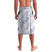 Hawaii Plumeria Lokelani Pikake Lei Lavalava Navy Blue Polynesian Tattoo LT9 - Polynesian Pride