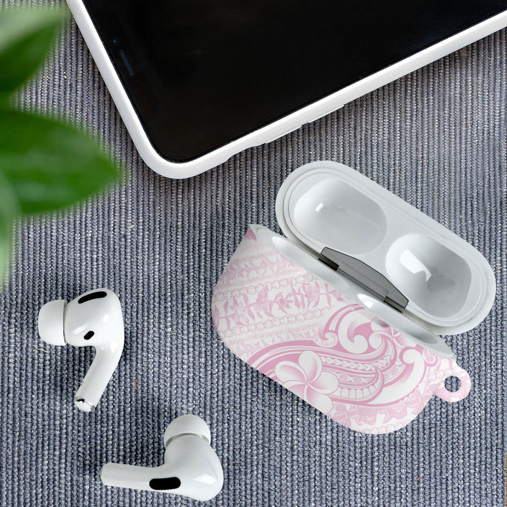Hawaii Plumeria Lokelani Pikake Lei AirPods Case Poni Mama Polynesian Tattoo