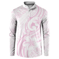 Hawaii Plumeria Lokelani Pikake Lei Button Sweatshirt Poni Mama Polynesian Tattoo