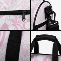 Hawaii Plumeria Lokelani Pikake Lei Duffle Bag Poni Mama Polynesian Tattoo LT9 - Polynesian Pride