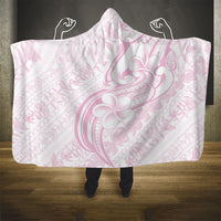 Hawaii Plumeria Lokelani Pikake Lei Hooded Blanket Poni Mama Polynesian Tattoo LT9 - Polynesian Pride