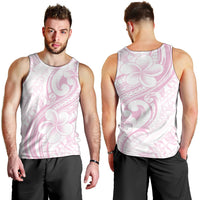 Hawaii Plumeria Lokelani Pikake Lei Men Tank Top Poni Mama Polynesian Tattoo