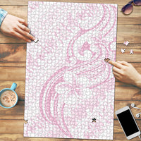 Hawaii Plumeria Lokelani Pikake Lei Puzzle Poni Mama Polynesian Tattoo LT9 Pink - Polynesian Pride