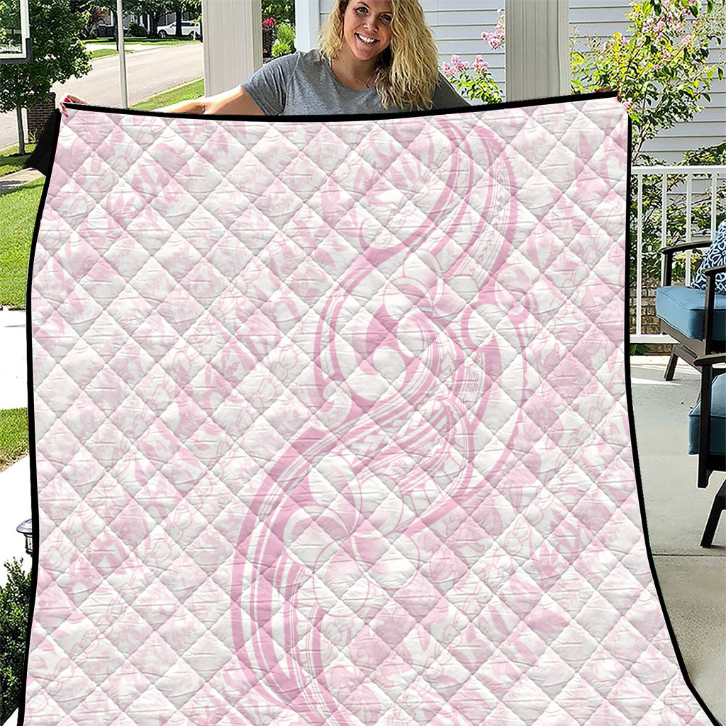 Hawaii Plumeria Lokelani Pikake Lei Quilt Poni Mama Polynesian Tattoo