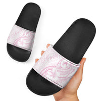 Hawaii Plumeria Lokelani Pikake Lei Slide Sandals Poni Mama Polynesian Tattoo