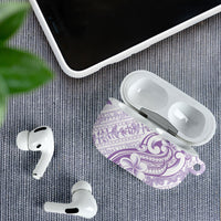 Hawaii Plumeria Lokelani Pikake Lei AirPods Case Poni Polynesian Tattoo