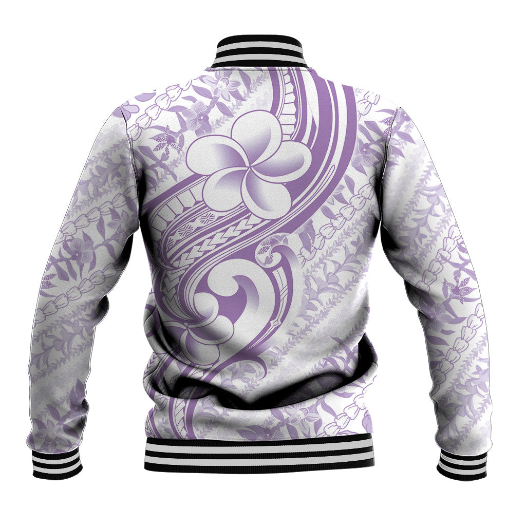 Hawaii Plumeria Lokelani Pikake Lei Baseball Jacket Poni Polynesian Tattoo LT9 - Polynesian Pride